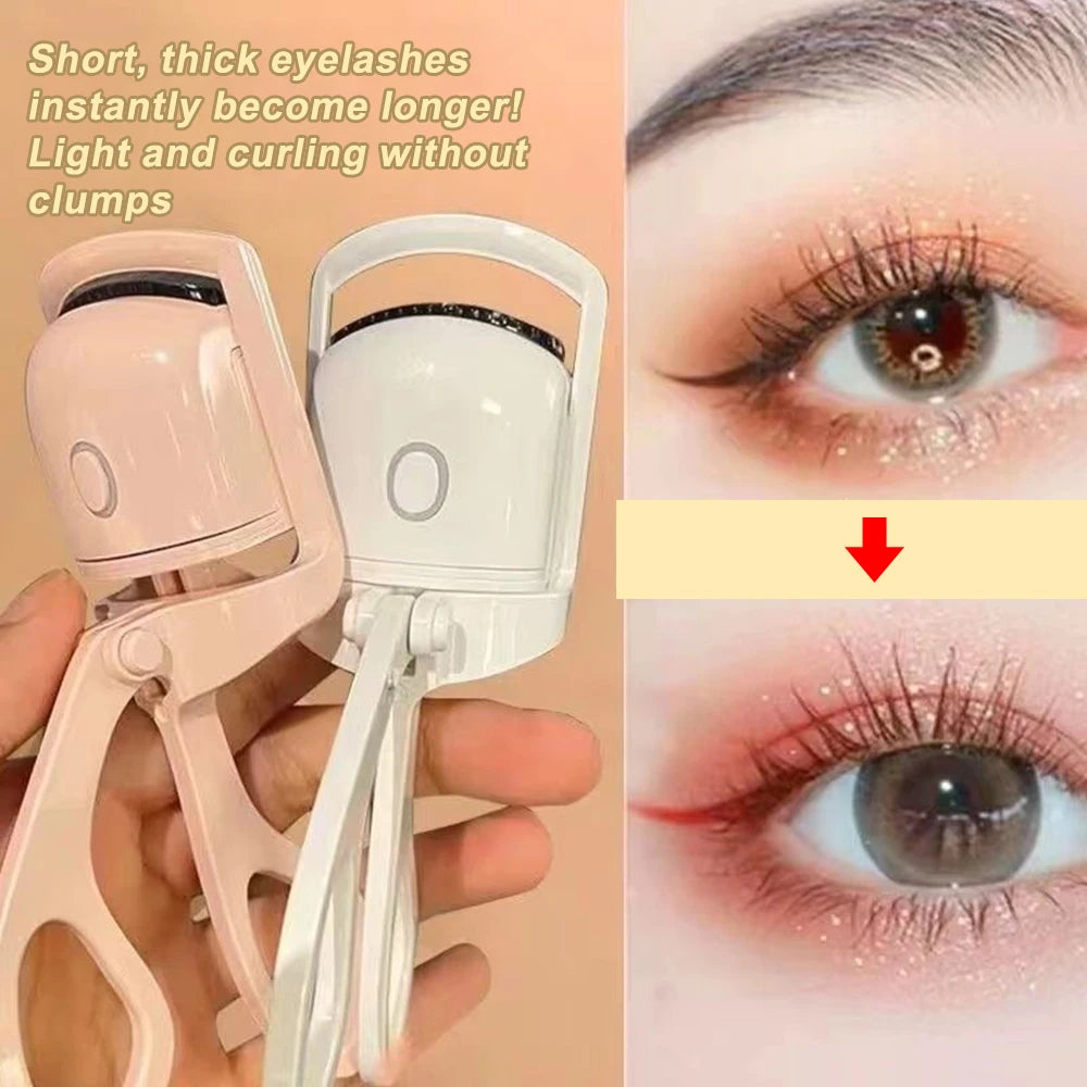 Heated Eyelash Curler (USB Rechargeable, Pen sized)