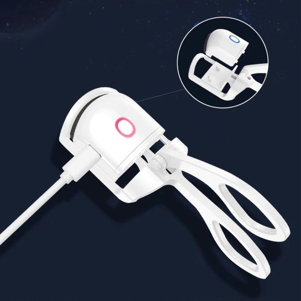Heated Eyelash Curler (USB Rechargeable, Pen sized)