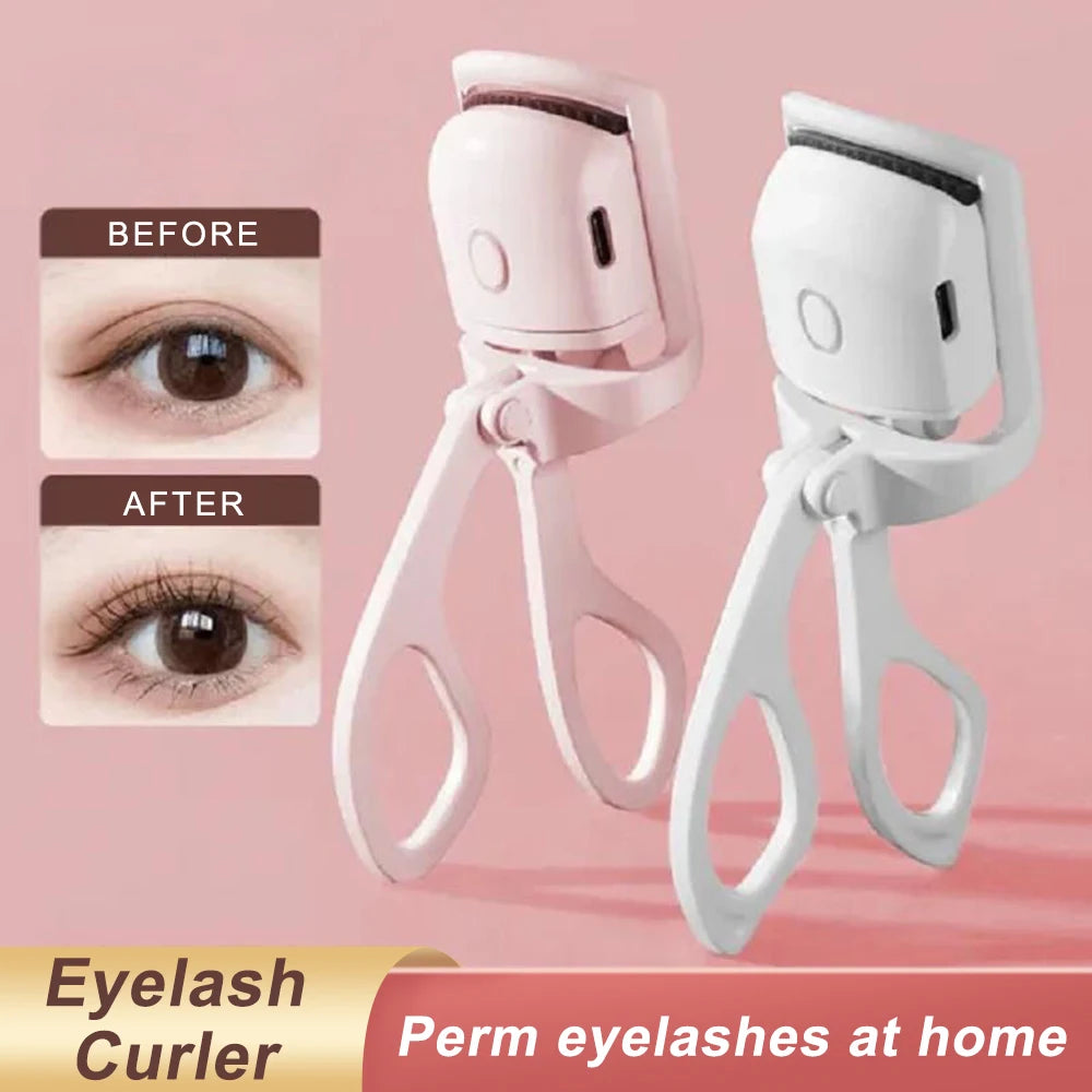 Heated Eyelash Curler (USB Rechargeable, Pen sized)