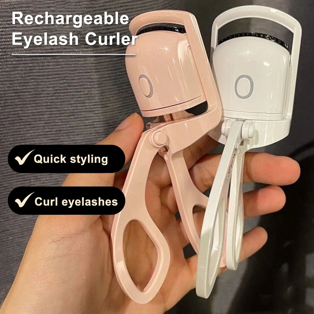 Heated Eyelash Curler (USB Rechargeable, Pen sized)