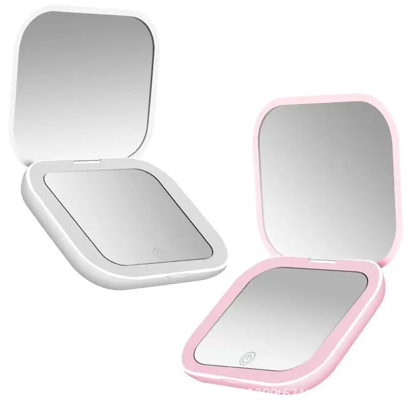 Mini portable LED mirror