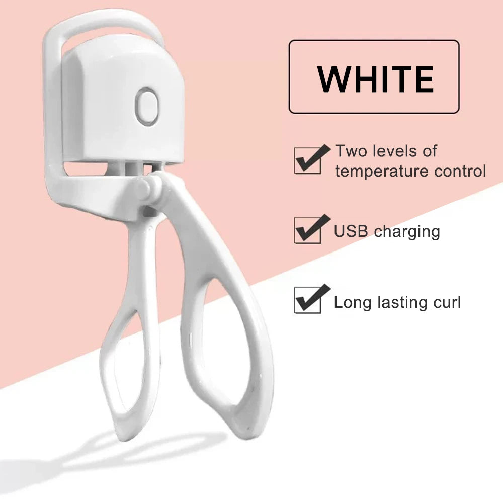 Heated Eyelash Curler (USB Rechargeable, Pen sized)